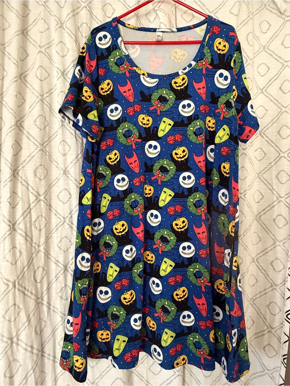 Nightmare Before Christmas Inspired Swing Dress.